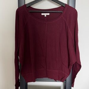 Women’s organic cotton Long Sleeve Scoop Neck Tee